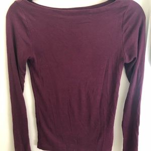Burgundy Long Sleeve